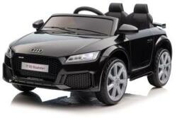 LeanToys Masina electrica pentru copii, Audi TTRS Negru, 2 motoare, 3 viteze, greutate maxima admisa 30 kg (MGH-566748)