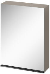 Cersanit Dulap suspendat cu oglinda Cersanit Virgo, 60 cm, gri maner negru, montat (S522-016)