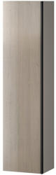 Cersanit Dulap baie suspendat Cersanit Virgo, o usa, 160 cm, stejar maner negru, montat (S522-035)