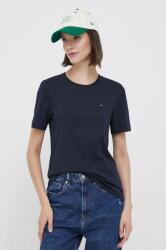 Tommy Hilfiger pamut póló sötétkék - sötétkék L - answear - 12 990 Ft