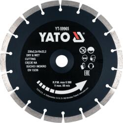 TOYA YATO 230 mm YT-59965 Disc de taiere
