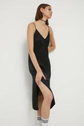 Superdry ruha fekete, midi, testhezálló - fekete S - answear - 21 990 Ft