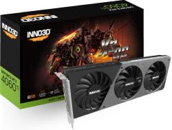 Inno3D GeForce RTX 4060 Ti 8GB X3 OC (N406T3-08D6X-171153L) Videokártya