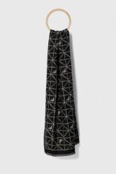 Giorgio Armani sál fekete, női, mintás - fekete Univerzális méret - answear - 41 990 Ft