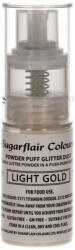 Sugarflair pumpás glitter spray, világos arany, 10g