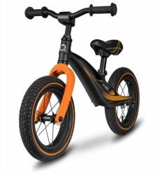 Lionelo - Bicicleta usoara Bart Air, Fara pedale, Cu roti gonflabile, Cu cadru din magneziu, Cu ghidon si sa reglabile, Greutate 3.8 Kg, 12 inch, Conform cu standardul european de securitate EN71, Negru (LOE-