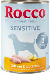 Rocco 6x400g Rocco Sensitive csirke & burgonya gabonamentes nedves kutyatáp