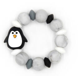 Mimijo rágóka karkötő szilikon fekete pingvin - babycenter-online