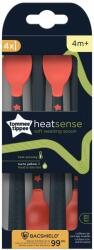 Tommee Tippee Linguri cu senzor de căldură 4m+, 4 buc (BD5010415471888) Set pentru masa bebelusi