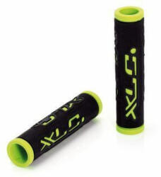 XLC GR-G07 normál gumi markolat, 125 mm, fekete-zöld