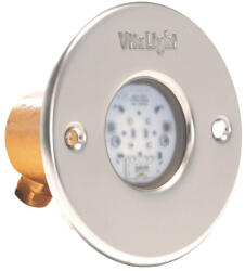 Hugo Lahme LED lámpa - fehér; 24 V; 4 LED, Ø 110 mm, rozsdamentes acél