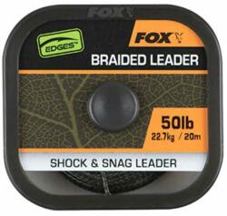 FOX Naturals Braided Leader 20m fonott zsinór 50lb/22.7kg (CAC820)