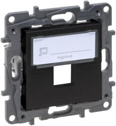 Legrand Niloé Step keystone adapter, fekete (863587) (863587)