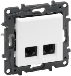 Legrand Niloé Step 2xRJ45 Cat. 6 FTP aljzat, fehér (863162) (863162)