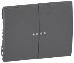 Legrand 771279 Galea Life kettős billentyű 2 fényjelzős, mélybronz ( Legrand 771279 ) (771279)
