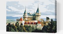  Festés számok szerint - Bajmóci várkastély Méret: 40x60cm, Keretezés: Kartonlemezen