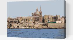  Festés számok szerint - Valletta, Malta Méret: 40x60cm, Keretezés: Kartonlemezen