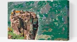  Festés számok szerint - Meteora Méret: 40x60cm, Keretezés: Fatáblával