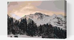 Festés számok szerint - Jungfrau, Berni Alpok Méret: 40x60cm, Keretezés: Műanyagtáblával