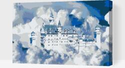 Festés számok szerint - Neuschwansteini kastély 2 Méret: 40x60cm, Keretezés: Műanyagtáblával