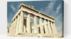 Festés számok szerint - Akropolisz, Athén 2 Méret: 40x60cm, Keretezés: Műanyagtáblával