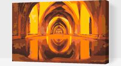 Festés számok szerint - Alcázari kastély, Segovia 3 Méret: 40x60cm, Keretezés: Kartonlemezen