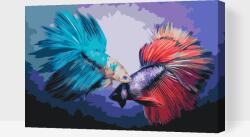  Festés számok szerint - Két hal Méret: 40x60cm, Keretezés: Műanyagtáblával