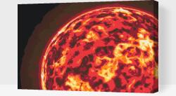  Festés számok szerint - Nap közelről Méret: 40x60cm, Keretezés: Kartonlemezen