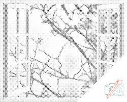  PontPöttyöző - Őszi ablak Méret: 40x50cm, Keretezés: Műanyagtáblával, Szín: Kék