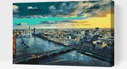  Festés számok szerint - Városkép - London Méret: 40x60cm, Keretezés: Kartonlemezen