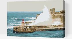  Festés számok szerint - Valletta, Malta 2 Méret: 40x60cm, Keretezés: Kartonlemezen