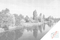 PontPöttyöző - Hyde Park, London Méret: 40x60cm, Keretezés: Műanyagtáblával, Szín: Piros