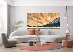 Festés számok szerint - Magas-Tátra (3 db-os készlet) Méret: 30x40cm (3db), Keretezés: Kartonlemezen