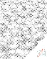  PontPöttyöző - Virágos mező Méret: 30x40cm, Keretezés: Kartonlemezen, Szín: Fekete