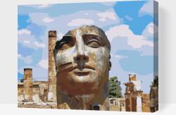 Festés számok szerint - Pompeii, Olaszország 2 Méret: 40x50cm, Keretezés: Fatáblával