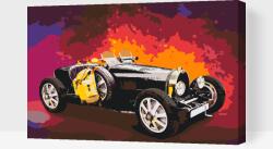  Festés számok szerint - Sárga hátizsák Méret: 40x60cm, Keretezés: Műanyagtáblával