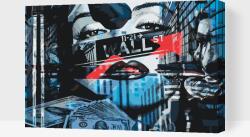  Festés számok szerint - Marilyn Monroe a Wall Streeten Méret: 40x60cm, Keretezés: Kartonlemezen