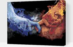  Festés számok szerint - Együtt Méret: 40x50cm, Keretezés: Kartonlemezen