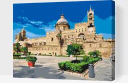  Festés számok szerint - Palermo, Olaszország 2 Méret: 40x50cm, Keretezés: Kartonlemezen