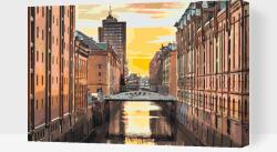  Festés számok szerint - Hamburg, Németország Méret: 40x60cm, Keretezés: Kartonlemezen