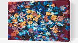  Festés számok szerint - Őszi levéltakaró Méret: 40x60cm, Keretezés: Műanyagtáblával