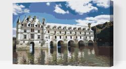 Festés számok szerint - Chenonceau Méret: 40x60cm, Keretezés: Kartonlemezen