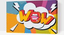 Festés számok szerint - WOW Méret: 40x60cm, Keretezés: Műanyagtáblával