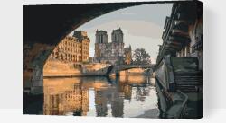  Festés számok szerint - Notre-Dame-székesegyház Méret: 40x60cm, Keretezés: Műanyagtáblával