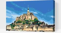  Festés számok szerint - Mont St. Michel Méret: 40x60cm, Keretezés: Kartonlemezen