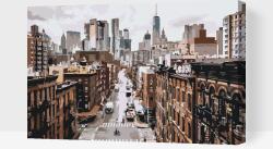  Festés számok szerint - Manhattan, New York City Méret: 40x60cm, Keretezés: Műanyagtáblával