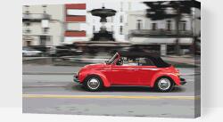 Festés számok szerint - Volkswagen Beetle 2 Méret: 40x60cm, Keretezés: Kartonlemezen