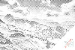 PontPöttyöző - Oberstdorf az Alpokban Méret: 40x60cm, Keretezés: Fatáblával, Szín: Piros