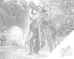  PontPöttyöző - Bydgoszczi szökőkút, Lengyelország Méret: 40x50cm, Keretezés: Kartonlemezen, Szín: Zöld