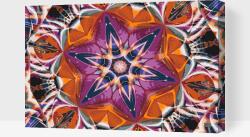  Festés számok szerint - Mandala 15 Méret: 40x60cm, Keretezés: Kartonlemezen